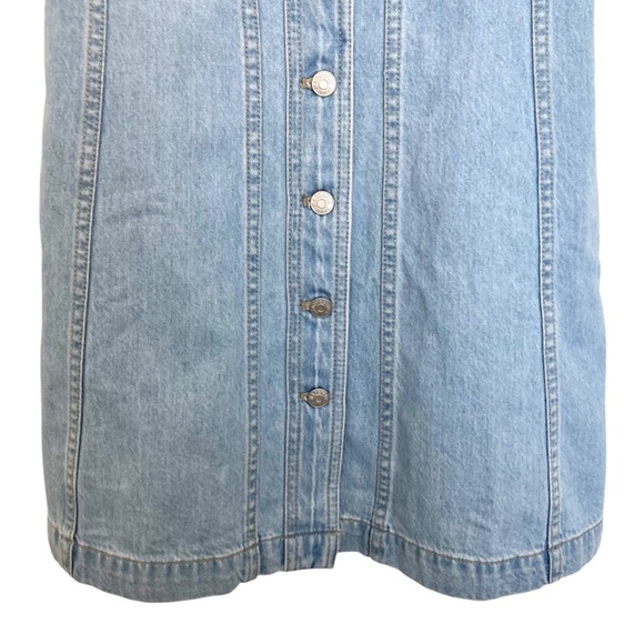 MADEWELL Denim Mini Dress in Blue Palomilla Wash - Picture 8 of 12